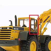 Стекло кабины двери Komatsu  WA420/WA450