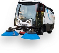 Стекло дверное левое верхнее Johnston Sweepers C202/ Johnston Cx202/ Johnston Cn202