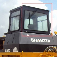 Стекло заднее бульдозер Shantui SD23