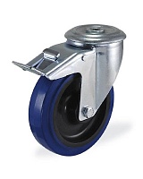 Колёсная опора KAMA 3300-PRS-125 с тормозом