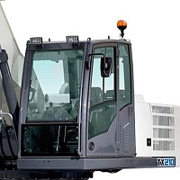 Стекло лобовое нижнее Terex TX 210L