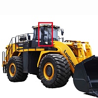 Стекло кабины лобовое правое Liugong 8128