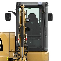 Стекло лобовое нижнее на Caterpillar 303.5 DCR