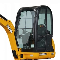 Стекло дверное левое JCB 8018 cts