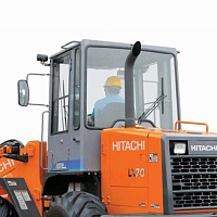 Стекло дверное нижнее для Hitachi LX 70