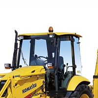 Стекло кузовное Komatsu WB93R-2/WB97R-2 (заднее левое)
