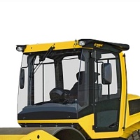Стекло лобовое правое Bomag Bw219D